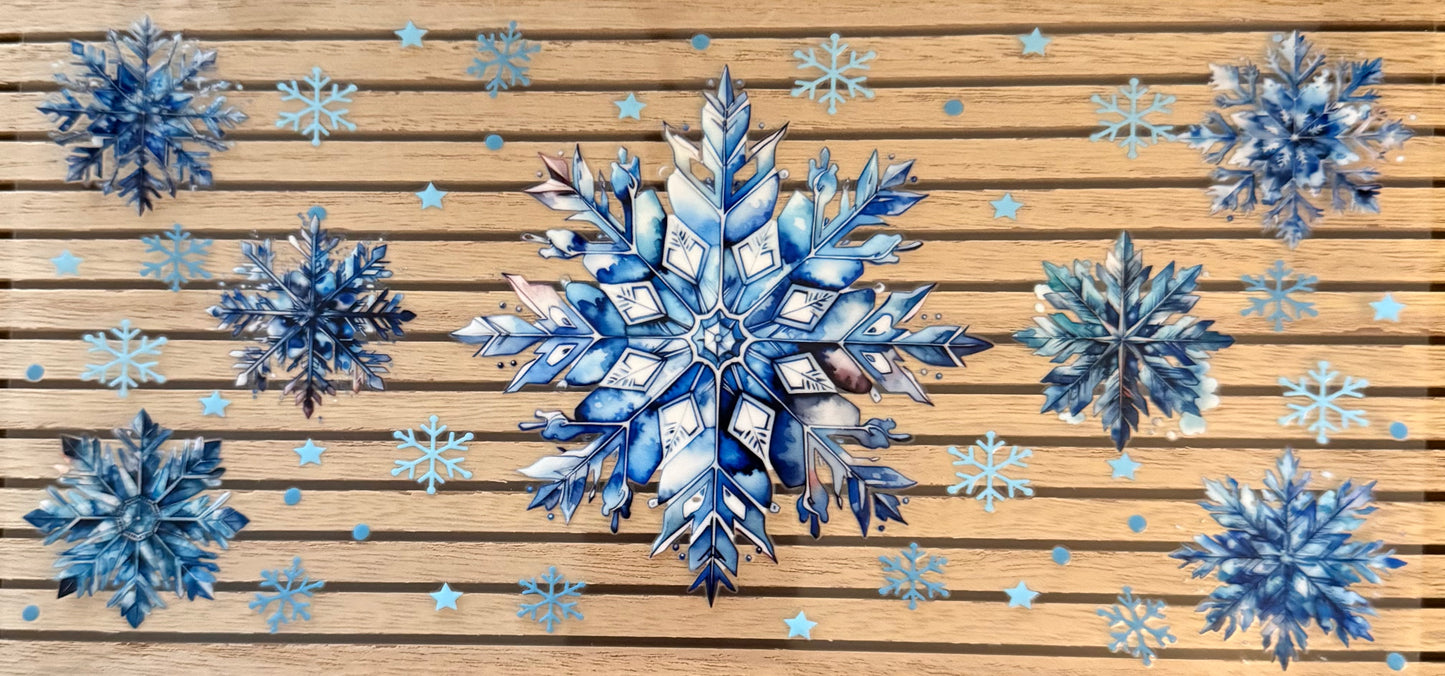 Blue Snowflakes - Wrap