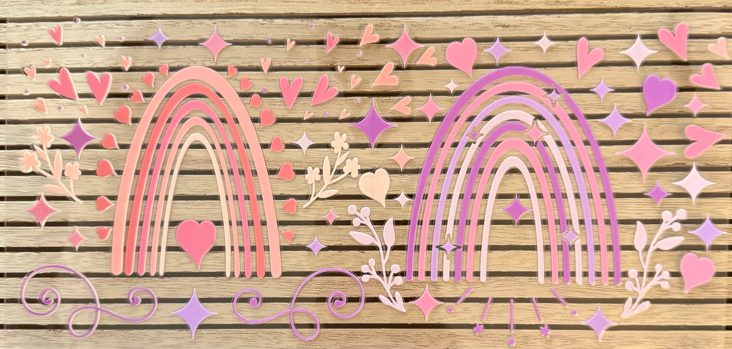 Pink & Lavender Rainbows - Wrap