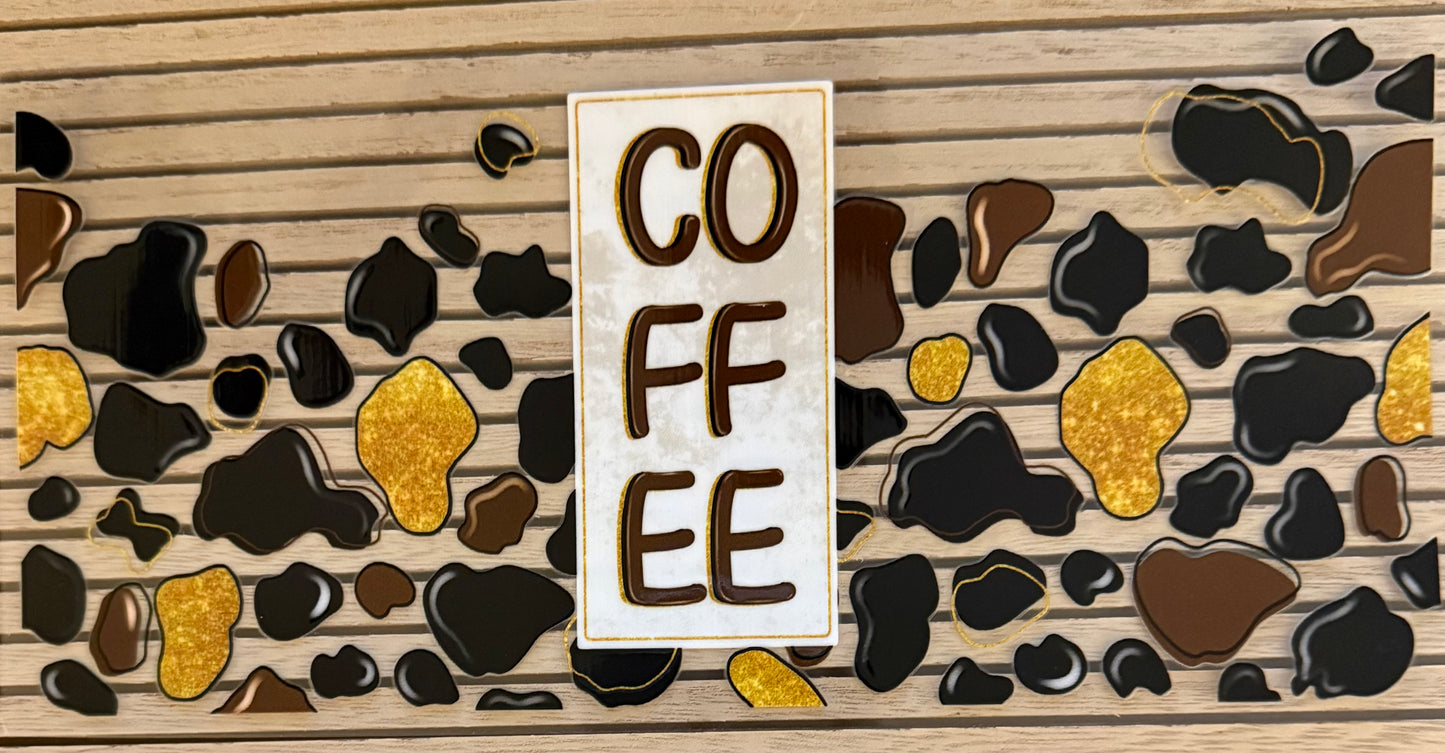 Coffee Cow Print - Wrap