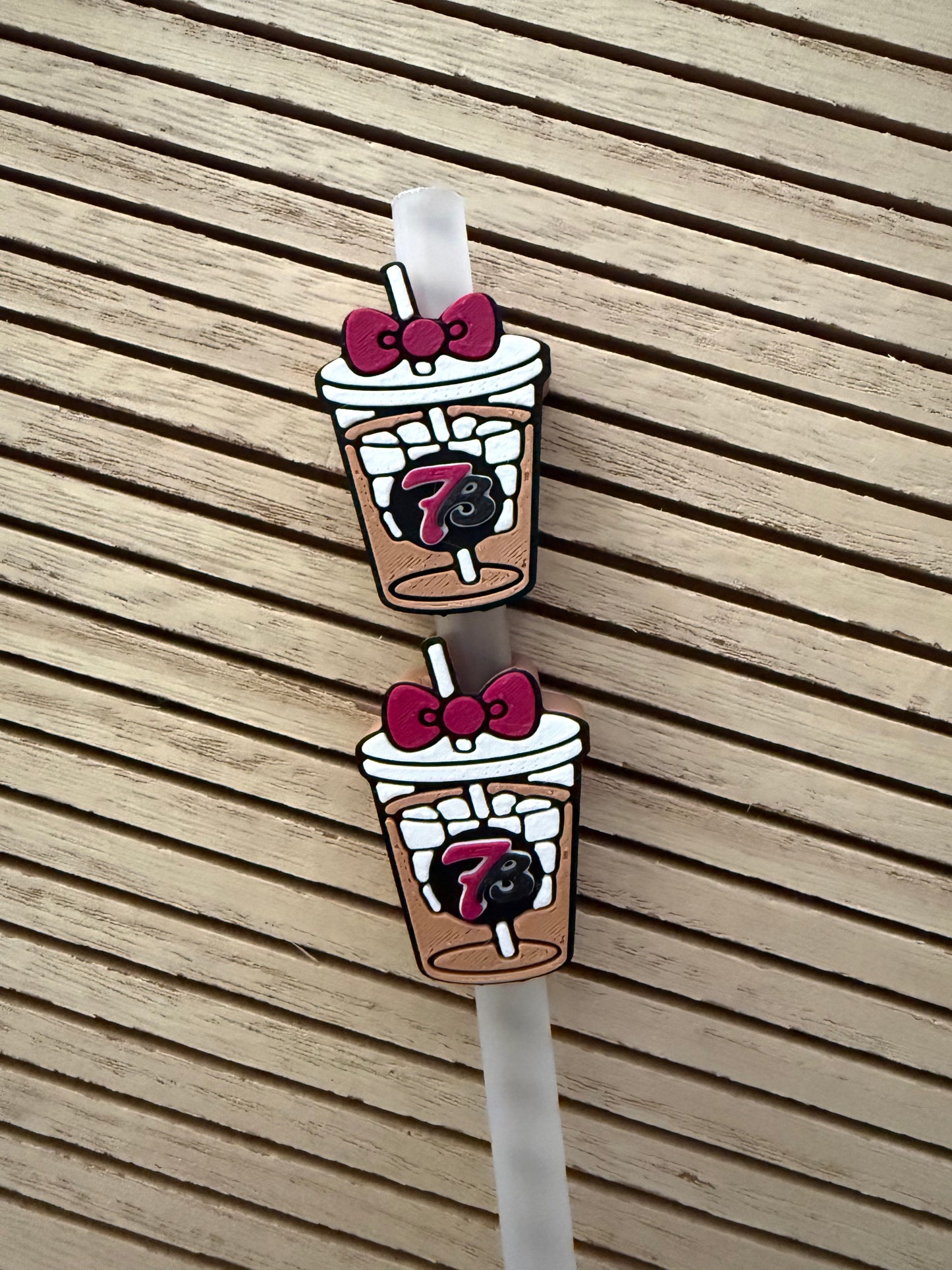 7B Drink - 3d Straw Topper