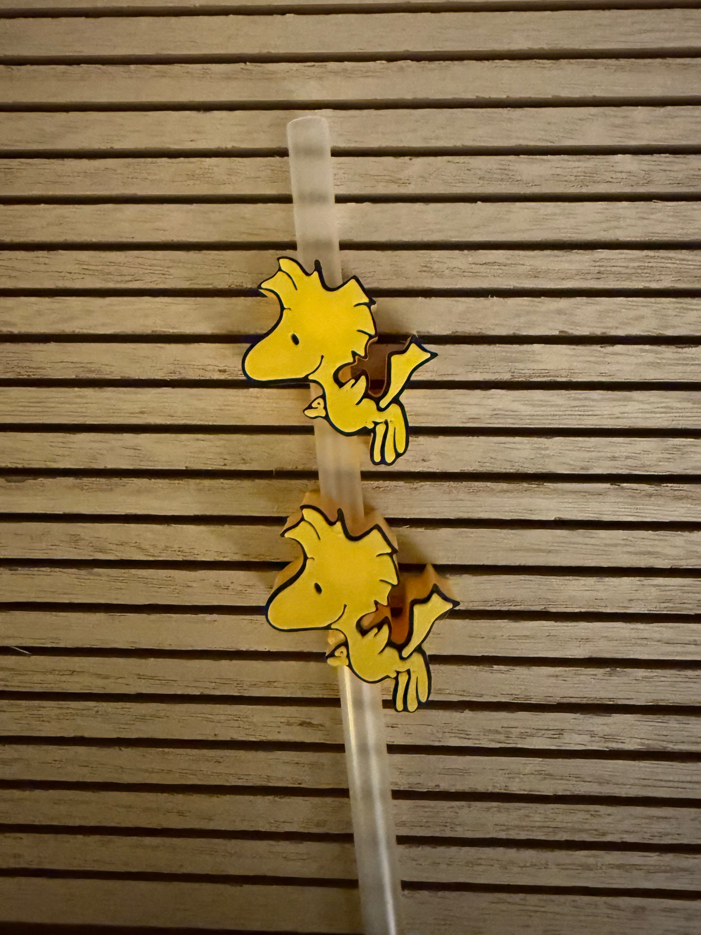 Yellow Bird - 3d Straw Topper