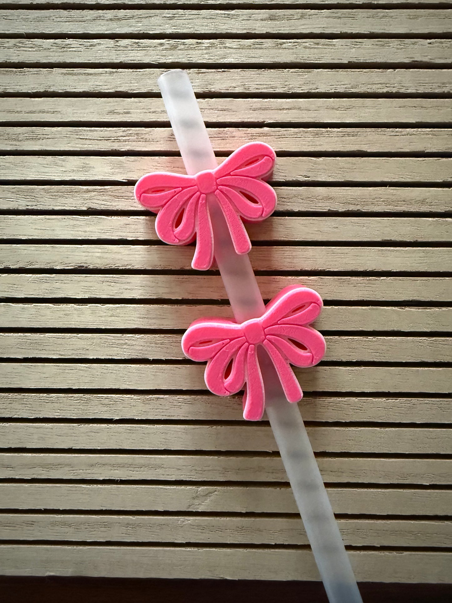 Double Bow - 3d Straw Topper