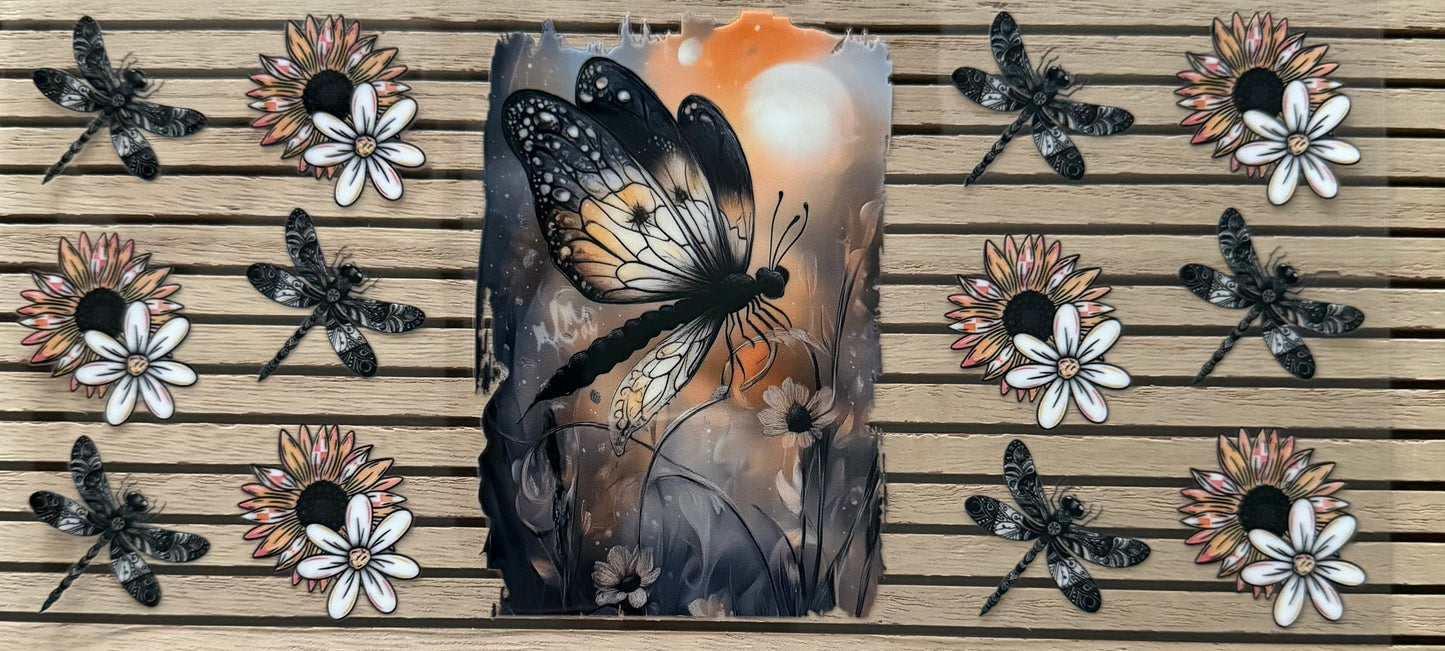 Dragonfly (Black/Orange) - Wrap
