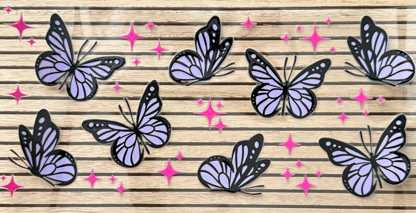 Purple Butterflies - Wrap