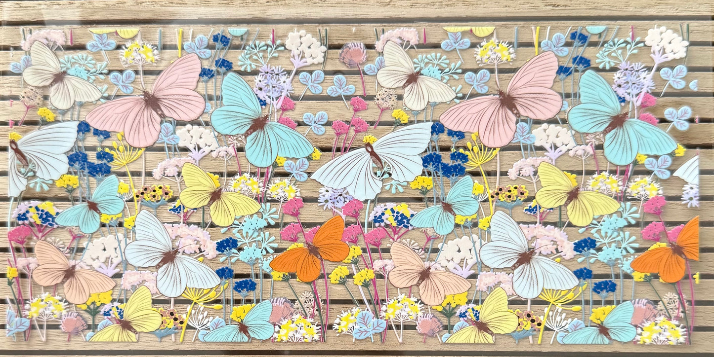 Pastel Butterfly & Floral - Wrap