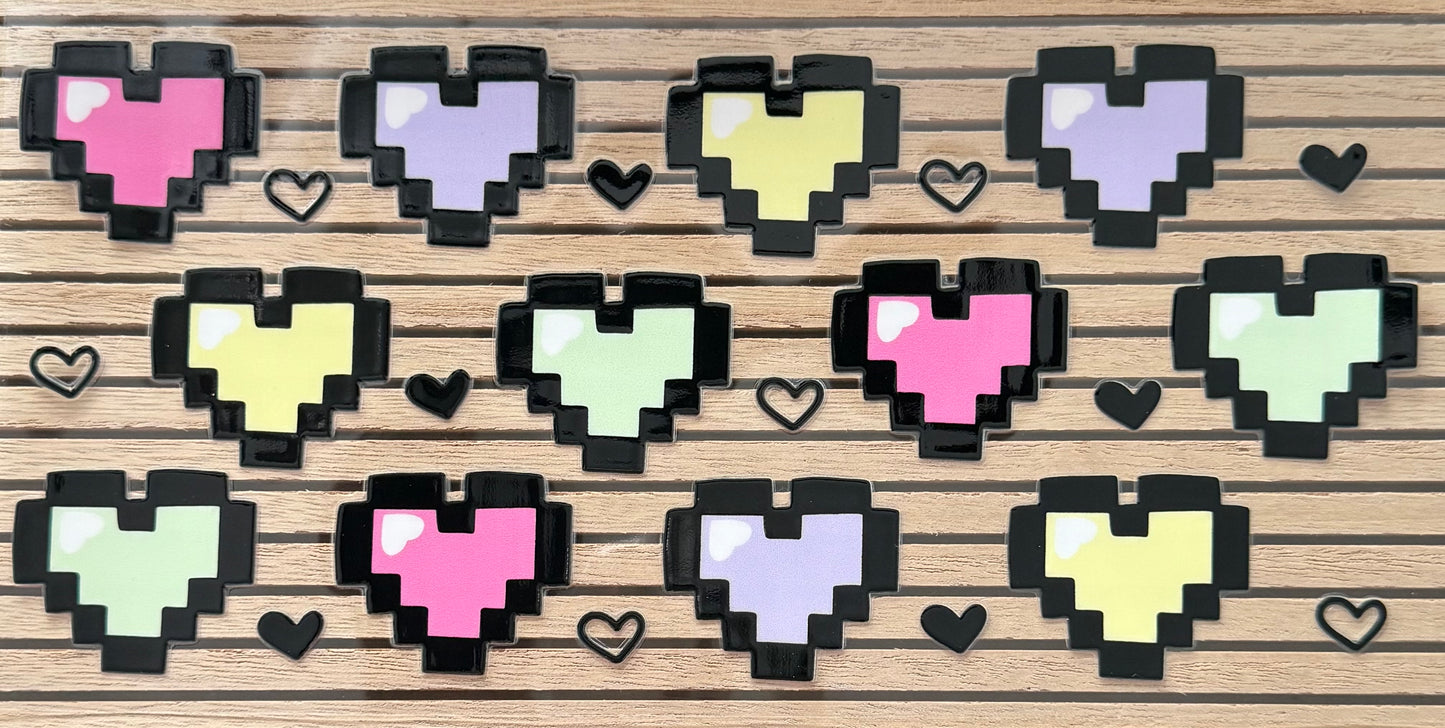 Hearts Minecraft Style - Wrap