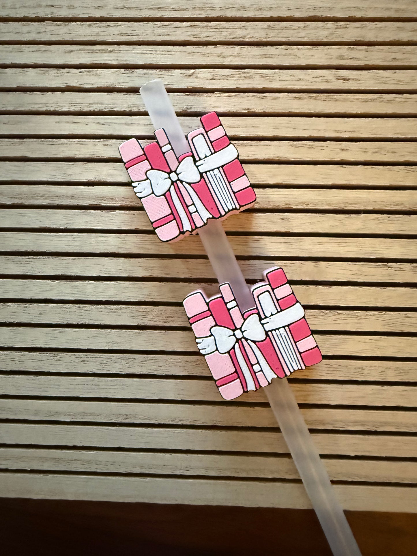 Bookish Girl - 3d Straw Topper