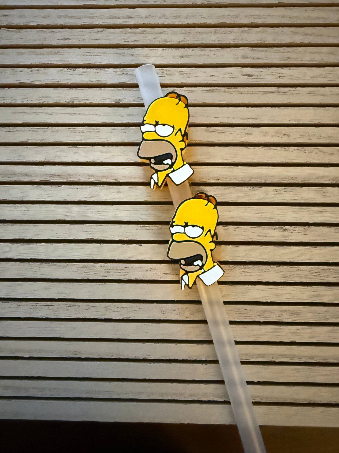 Drunk Simpy Dad - 3d Straw Topper