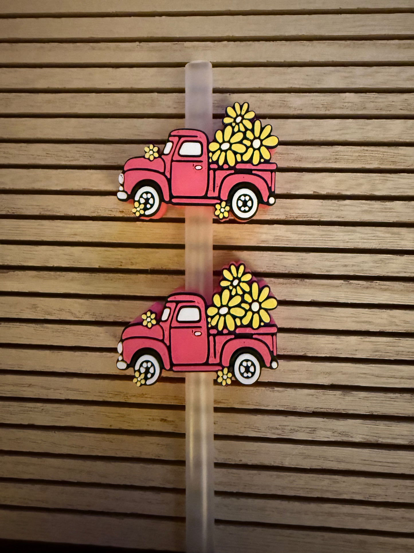 Daisy Truck - 3d Straw Topper