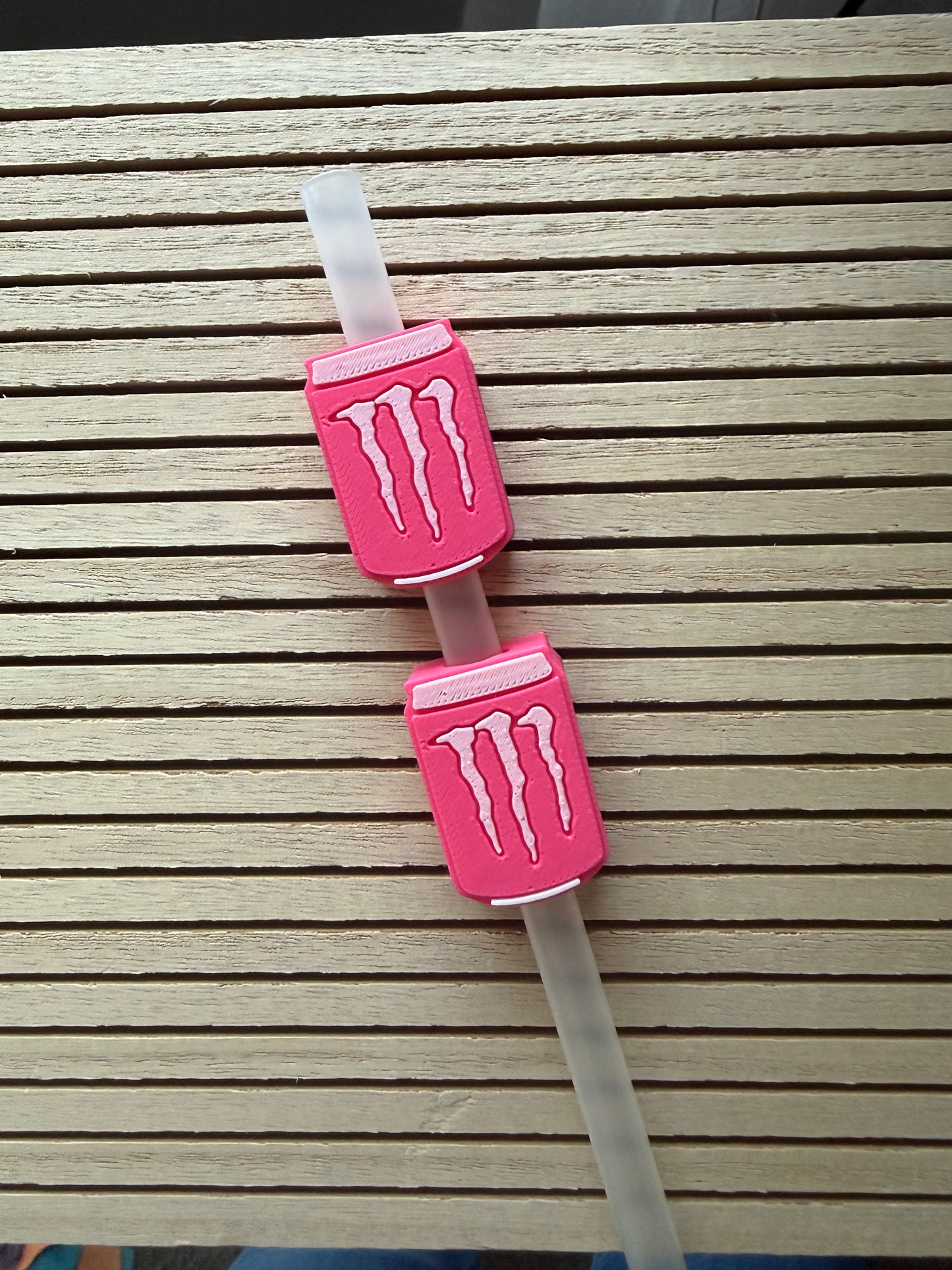 M Drink - 3d Straw Topper