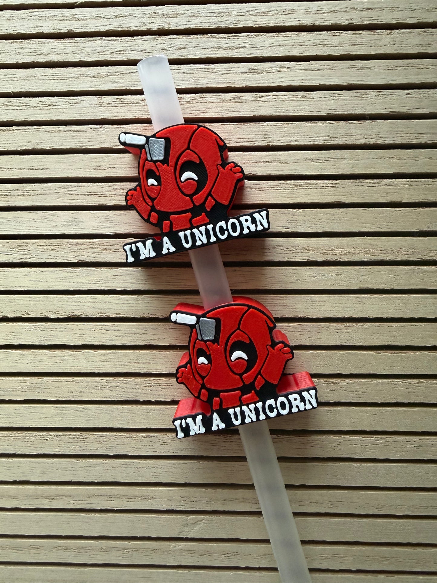 I'm A Unicorn - 3d Straw Topper