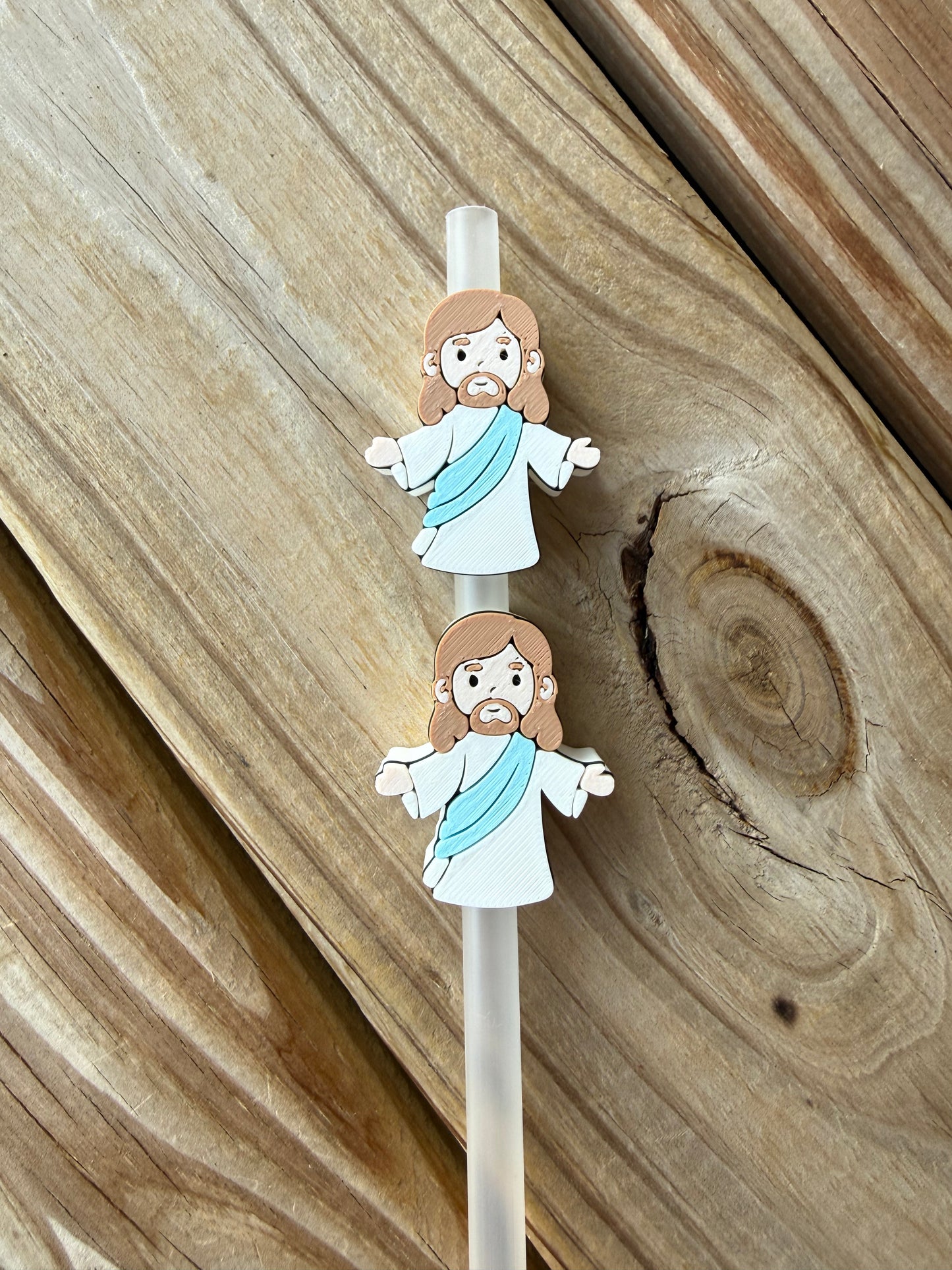 Jesus - 3d Straw Topper
