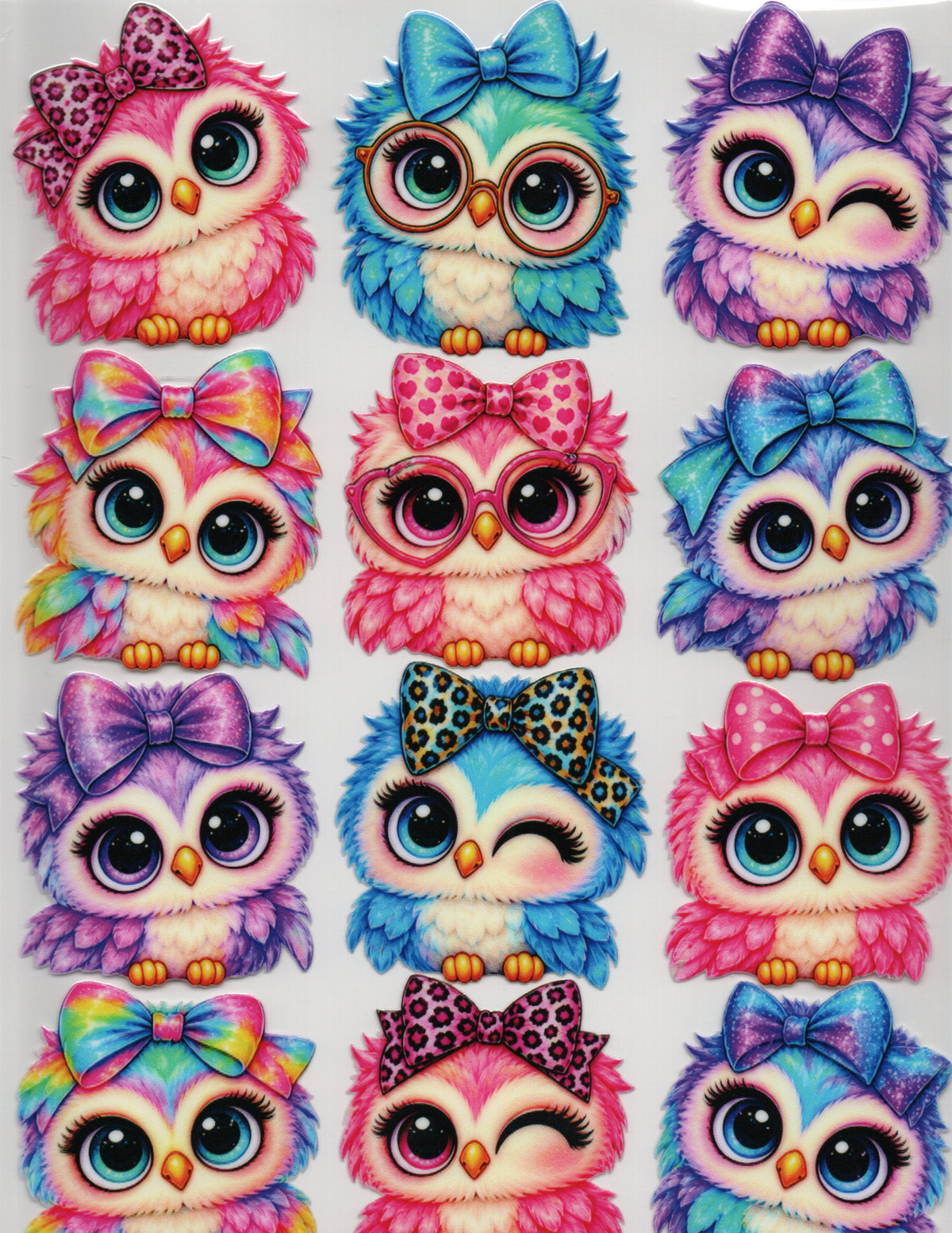 Cute Owls - Element Sheet