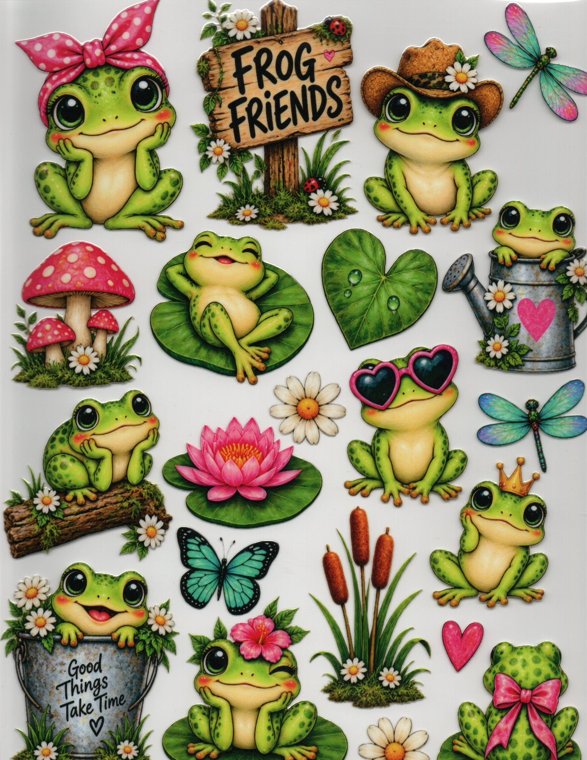 Frog Friends - Element Sheet