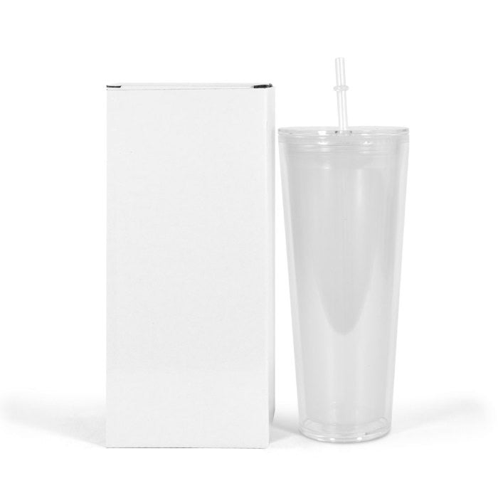 24oz Acrylic Snow Globe -Glow in the Dark