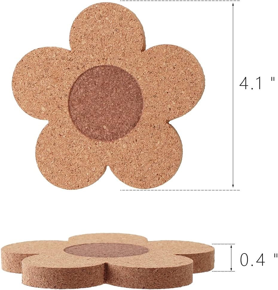 Daisy Cork Coaster