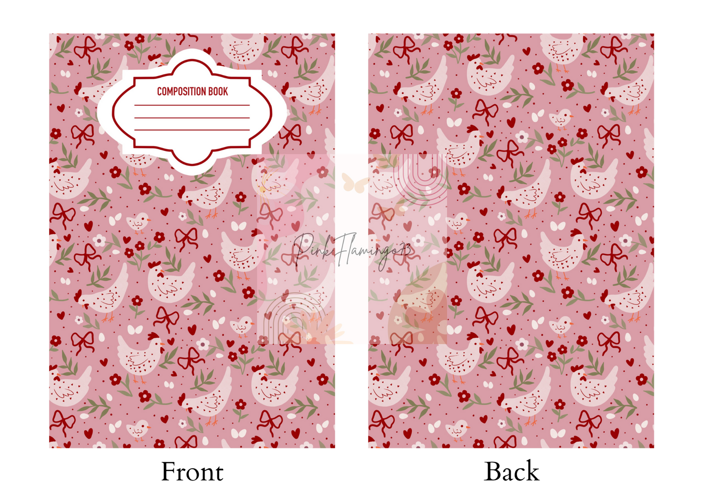Chicken Coquette - Comp Notebook Covers - Vinyl