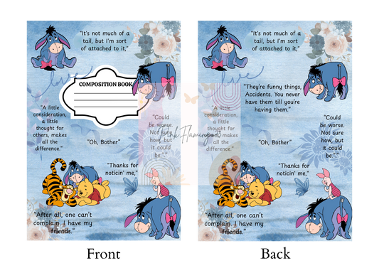 Sad Donkey - Comp Notebook Covers - Vinyl