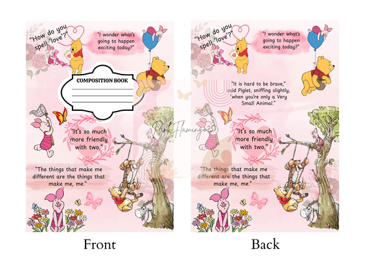Shy Pig - Comp Notebook Covers - Vinyl