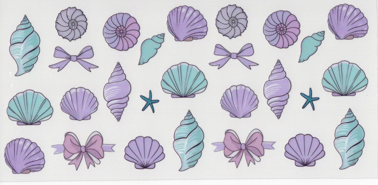 Shells (Blue & Purple) - Wrap