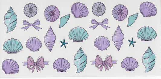 Shells (Blue & Purple) - Wrap