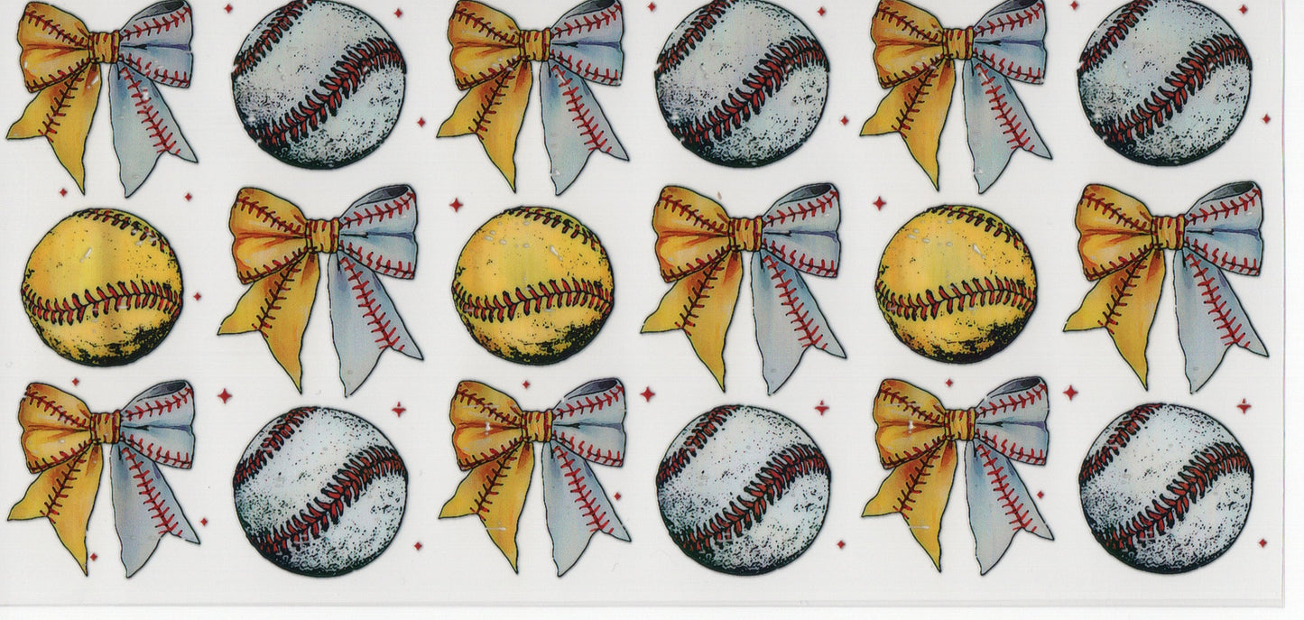 Baseball Bows - Wrap