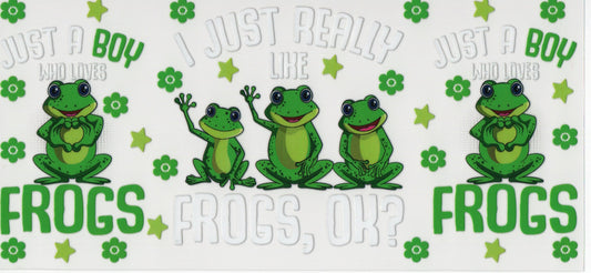 I Just Really Like Frogs - Wrap