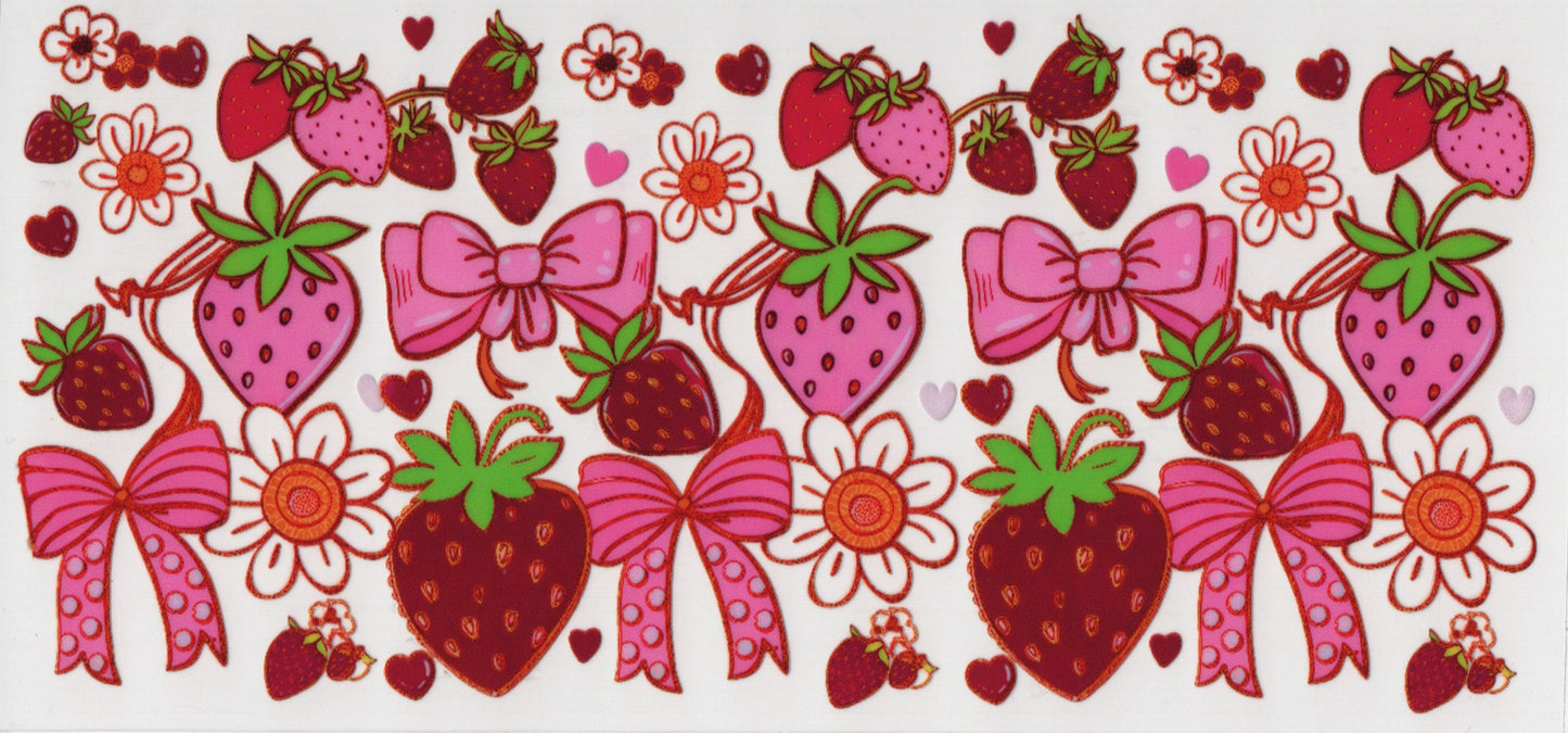 Strawberries and Bows - Wrap
