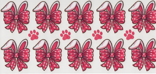 Bunny Ears w/Pink Bows - Wrap