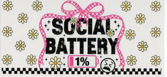 Social Battery 1% - Wrap