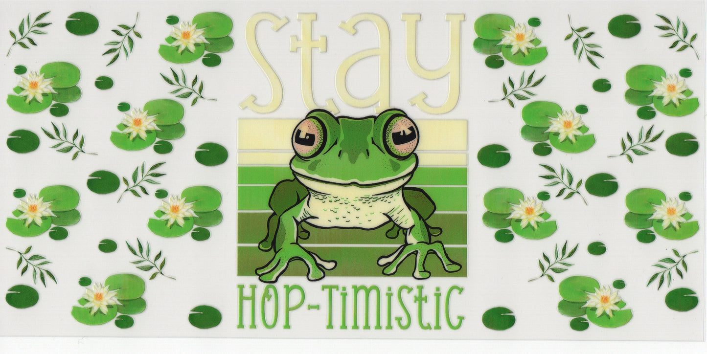 Stay Hop-Timistic Frog - Wrap