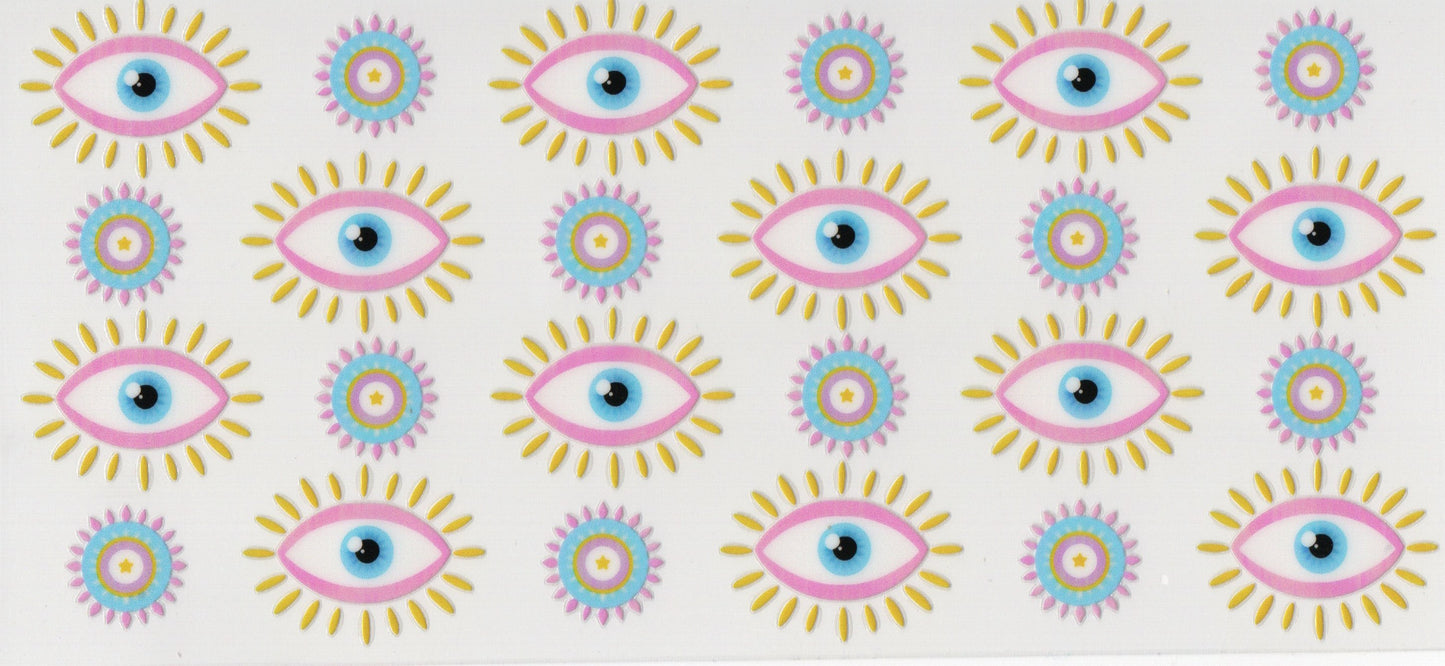 Pink Evil Eye - Wrap