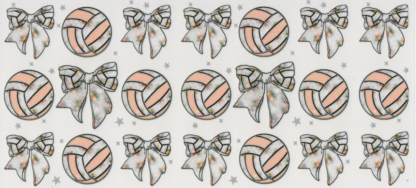 Volleyball & Bows - Wrap