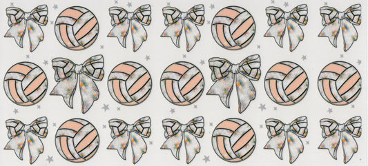 Volleyball & Bows - Wrap