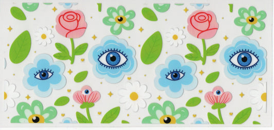 Evil Eye Flowers - Wrap