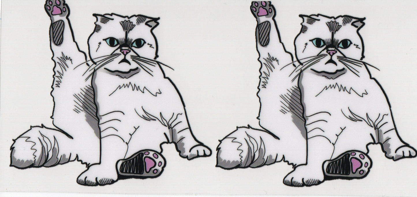Cat w/Leg Up - Wrap