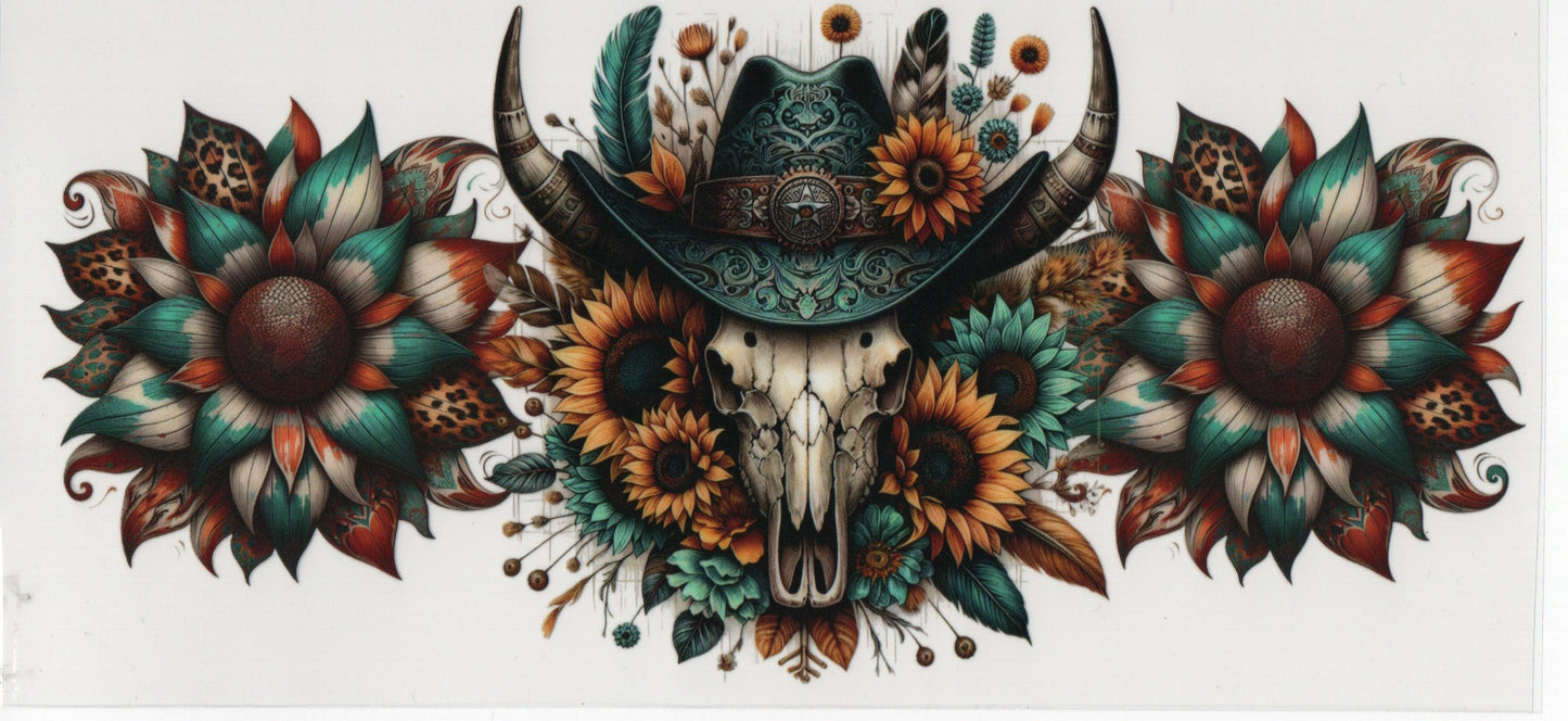 Western BullSkull - Wrap