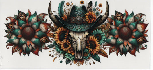 Western BullSkull - Wrap