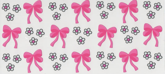 Pink Bows and Daisy - Wrap