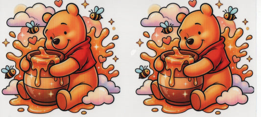 Yellow Bear w/Honey - Wrap