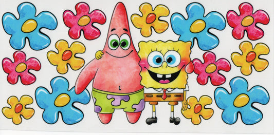 Sponge & Starfish Floral - Wrap