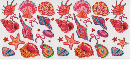 Pink & Red Shells - Wrap
