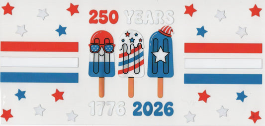 250 Years Popsicles - Wrap