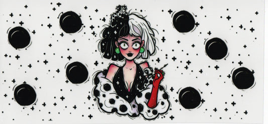 Mean Dalmation Lady - Wrap