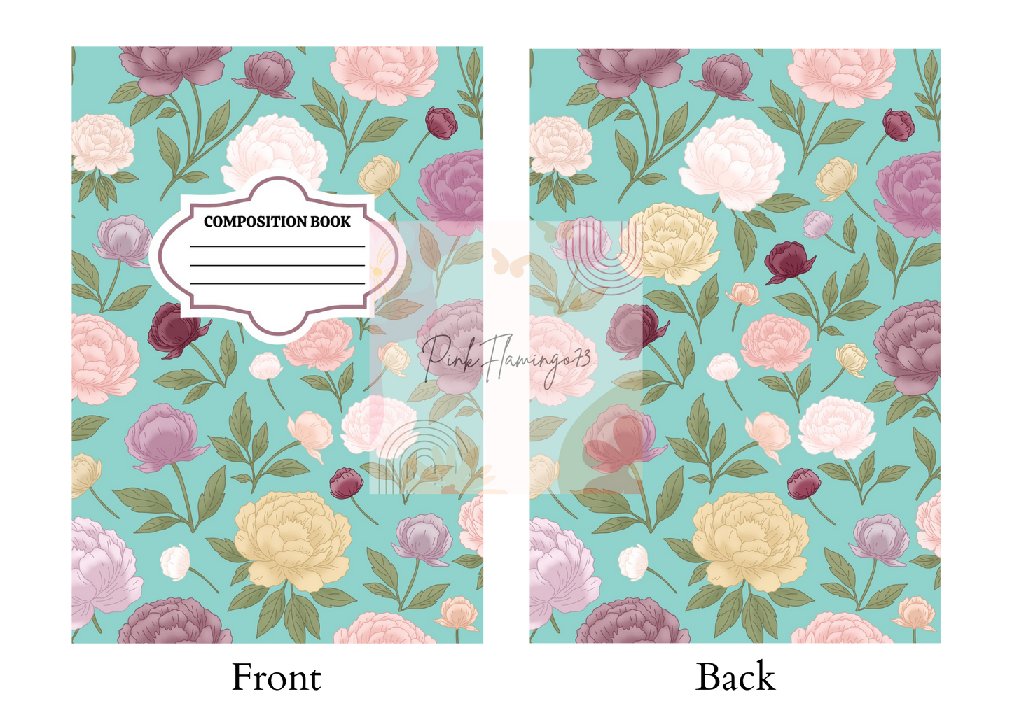 Peonies - Comp Notebook Covers - Vinyl