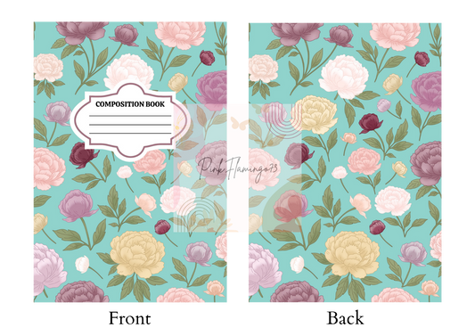 Peonies - Comp Notebook Covers - Vinyl