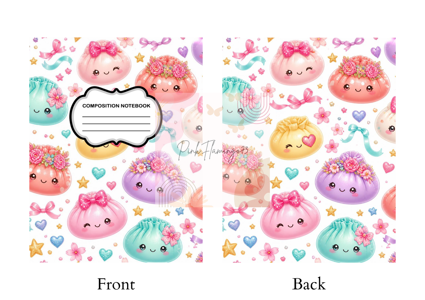 Dumplings & Bows - Comp Notebook Covers - Vinyl