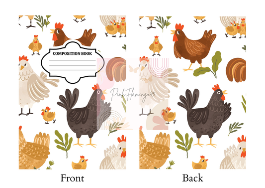 Side Eye Chickens - Comp Notebook Covers - Vinyl