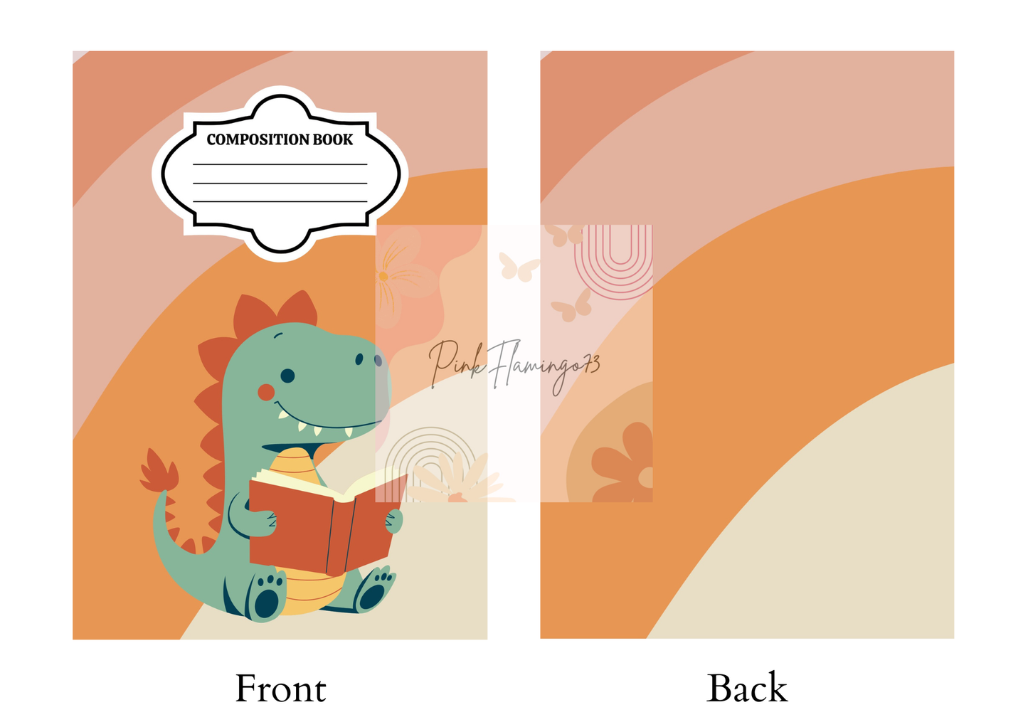 Dino  - Comp Notebook Covers - Vinyl