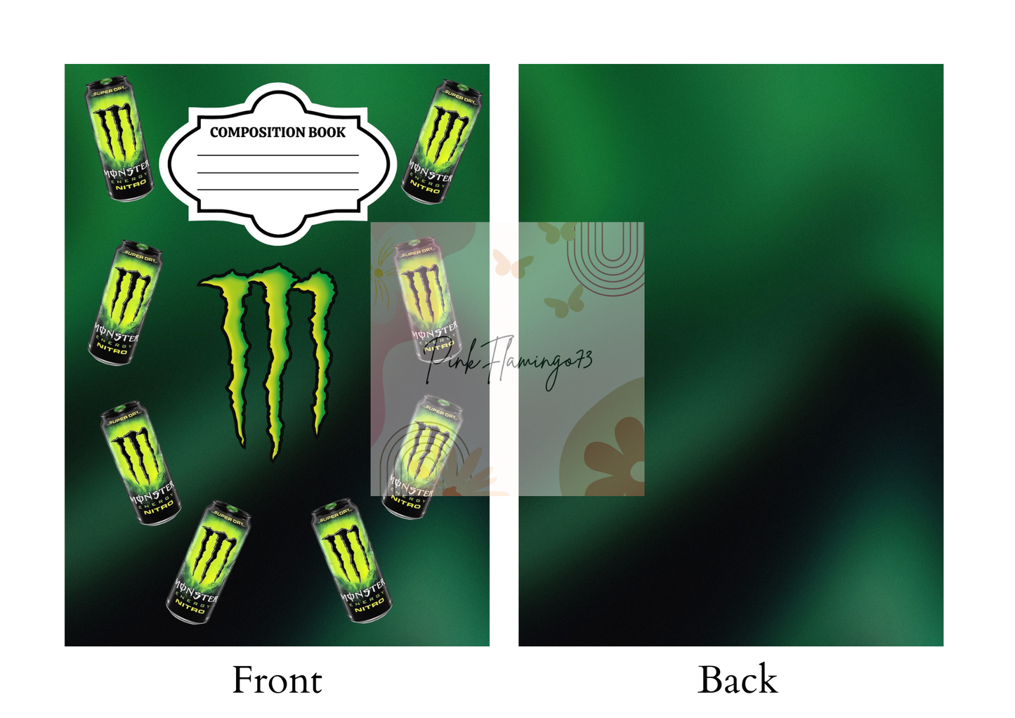 Monster  - Comp Notebook Covers - Vinyl